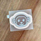 Monkey Wild One Jungle Animals reverse embosser cookie cutter