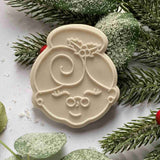 Mrs Claus fondant outbosser stamp