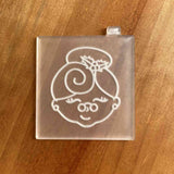 Mrs Claus popup cookie cutter