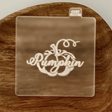 Pumpkin Halloween popup acrylic stamp. Perfect reverse embosser for cookies, biscuits and cupcakes.