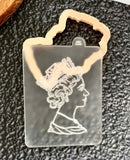 Queen's Elizabeth Platinum Jubilee popup cookie cutter and stamp. Perfect fondant outbosser for cookies, cupcakes and biscuits.
