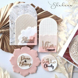 Ramadan mini stamps cookies made with our popup cutters and stamps.
