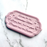 Ramadan Quote - Cookie Debosser Stamp