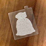 Santa Sack popup acrylic cookie stamp