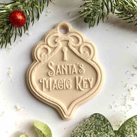 Santa's Magic Lock fondant embosser stamp