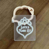 Santa's Magic Lock reverse embosser cookie cutter and stamp