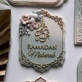 Decorative Frame Ramadan Kareem - Cookie Debosser Stamp with optional matching cutter