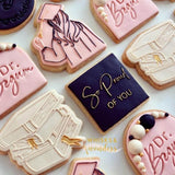 so proud of you cookies made with cookie stamps and cutters