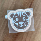 Tiger Wild One Jungle Animals reverse embosser cookie stamp