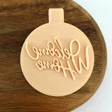 Welcome home cookie cutter for cupcakes, cakes and biscuits.