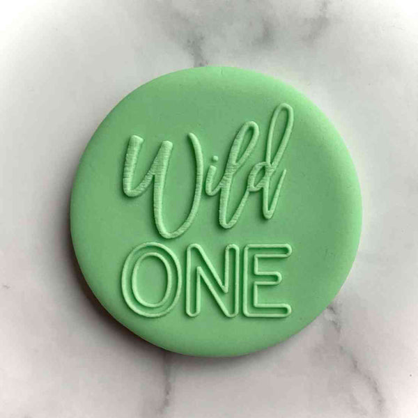 Wild One Jungle Animals fondant outbosser cookie stamp