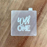 Wild One Jungle Animals popup acrylic cookie cutter