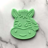 Zebra Wild One Jungle Animals fondant outbosser stamp
