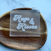 Hugs & Kisses - Cookie PopUP Stamp with optional matching cutter