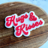Hugs & Kisses - Cookie PopUP Stamp with optional matching cutter