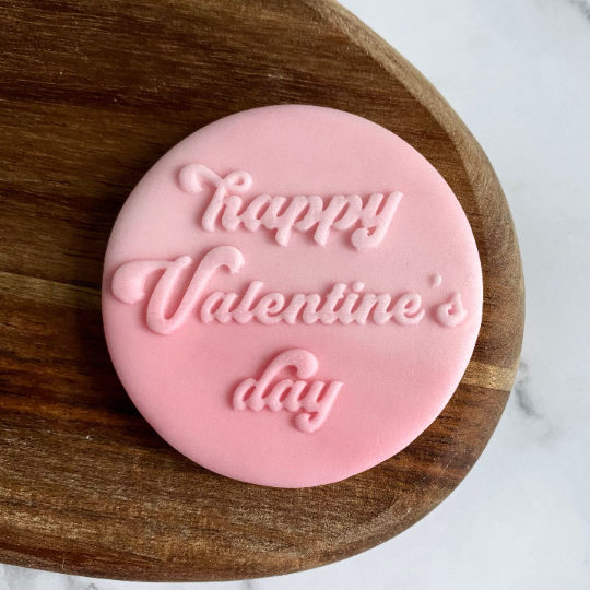 Happy Valentine’s Day Style 3 - Cookie Debosser Stamp