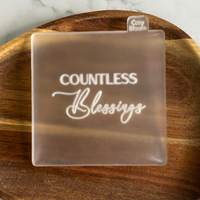 Countless Blessings Ramadan - Cookie Debosser Stamp