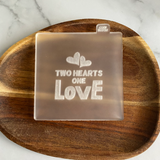 Two Hearts One Love Valentine’s Day - Cookie Debosser Stamp