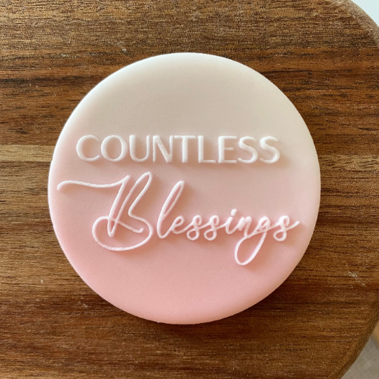 Countless Blessings Ramadan - Cookie Debosser Stamp
