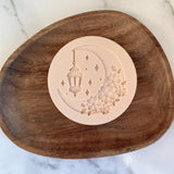 Ramadan Crescent Moon & Lantern Embosser Stamp