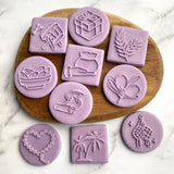 Advent Eid Mini Stamps - Cookie Embosser Stamps - Pack of 20