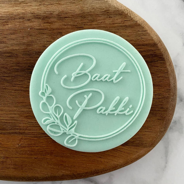 Baat Pakki Floral - Cookie PopUp Stamp