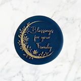 Blessings for Your Family Cookie Embosser Stamp