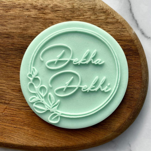 Dekha Dekhi Floral - Cookie PopUp Stamp