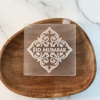 Eid Mubarak - Cookie Debosser Stamp with matching cutter