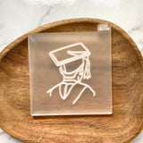 Graduation Boy - Cookie Embosser Stamp