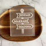 Signpost Cookie Stamp and Cookie Cutter Hajj Mubarak