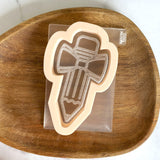 Pencil with Bow Tie Cookie Embosser & Cutter Set – Perfect for Teacher Gifts and Back-to-School Baking