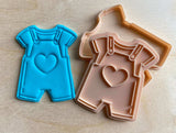Baby Boy Romper cookie cutter made for cupcakes, cookies and biscuits.