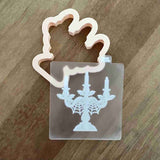Bats Candelabra popup cookie cutter and stamp