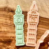 Big Ben embosser cookie cutter for cupcakes, cakes and biscuits.