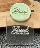 Blessed Ramadam cookie popup stamp for cupcakes, cookies, biscuits and cakes.