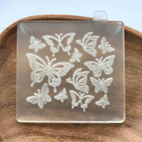 Butterflies popup acrylic cookie cutter