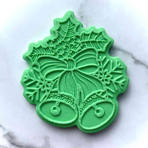 Christmas Bells fondant outbosser-cookie stamp
