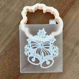 Christmas Bells reverse embosser cookie stamp