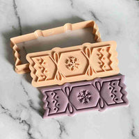 Christmas Cracker 3D embosser cookie stamp