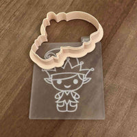 Christmas Elf Reverse embosser cutter and stamp
