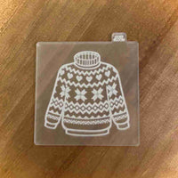 Christmas Jumper  popup acrylic cookie stamp