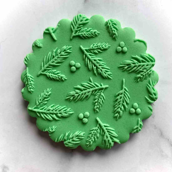 Christmas Pattern fondant outbosser cookie-stamp