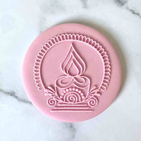 Diwali Rangoli POPup Debosser Stamp Fondant Icing Biscuit