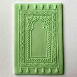 Eid Mubarak Prayer Mat fondant outbosser cookie stamp.