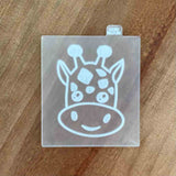 Giraffe Wild One Jungle acrylic popup cookie stamp
