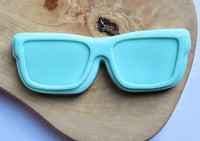 Glasses fondant embosser stamp for cookies, cupcakes, cakes and biscuits.
