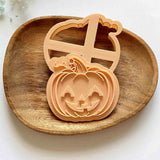 Halloween pumpkin 3D embosser cookie cutter and stamp