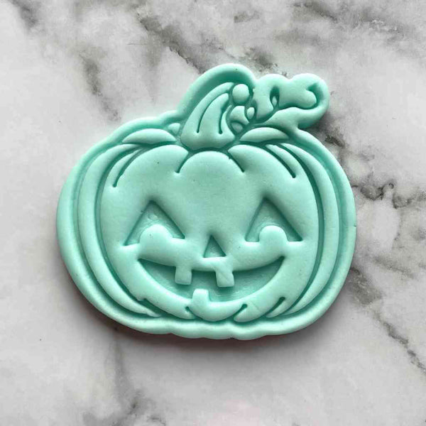 Halloween pumpkin fondant 3D embosser stamp