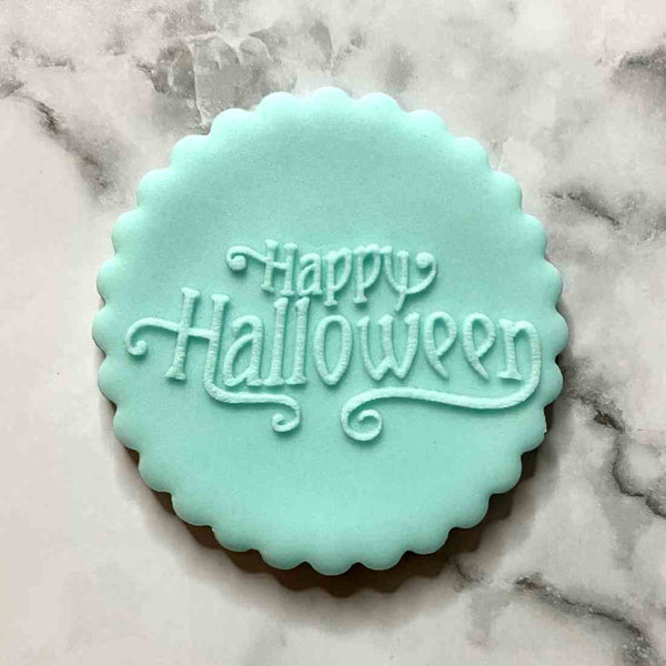 Happy Halloween fondant outbosser cookie cutter